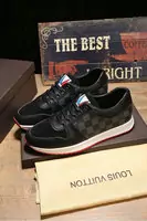 louis vuitton zapatos de luxe fastlane sneaker grille noire grise